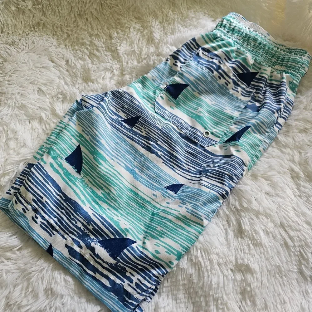 Children's Place Sport Shark Swim Trunks